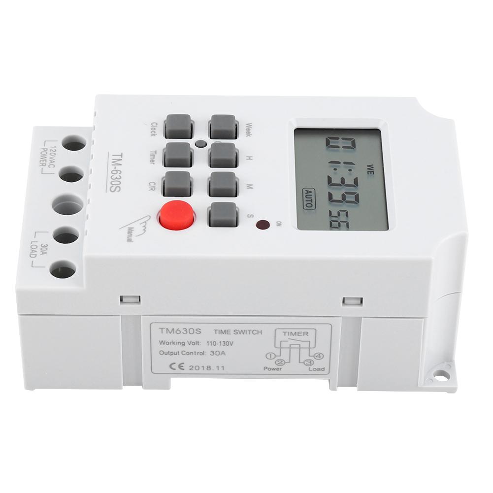 110V Digital Electric Durable Programmable Smart Control Switch Timer
