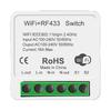 Compact WiFi + RF433 Smart Switch: Tuya Voice-Controlled Flush Mount Timer Switch
