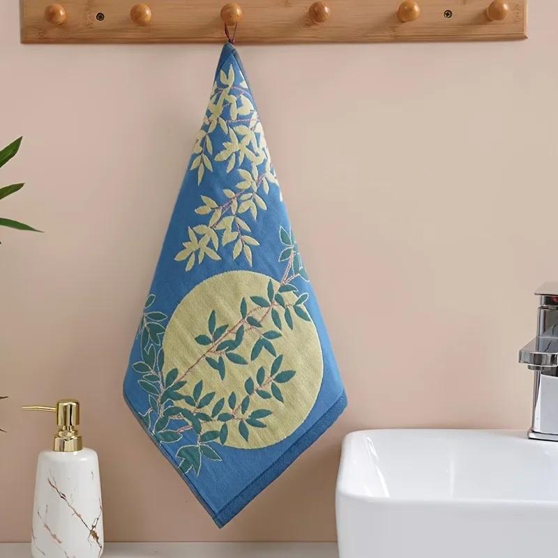 34x40cm Large 4-Layer Pure Cotton Gauze Towel Quick-Dry Kitchen Dish Cloth Tea Towel Decorative for Home Restaurant Daily Use