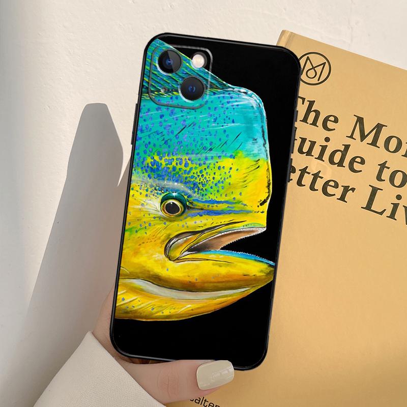 

Mahi gamefish Case For iPhone 13 12 Mini 11 14 Pro Max 6S 8 7 Plus SE 2022 2020 X XS Max XR Back Cover iPhone XS MAX