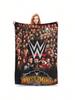 Wrestlemania Wrestling  Plush Blankets    Flannel Throw Blanket For Bedroom Soft Warm Custom Quality Bedspread Gift