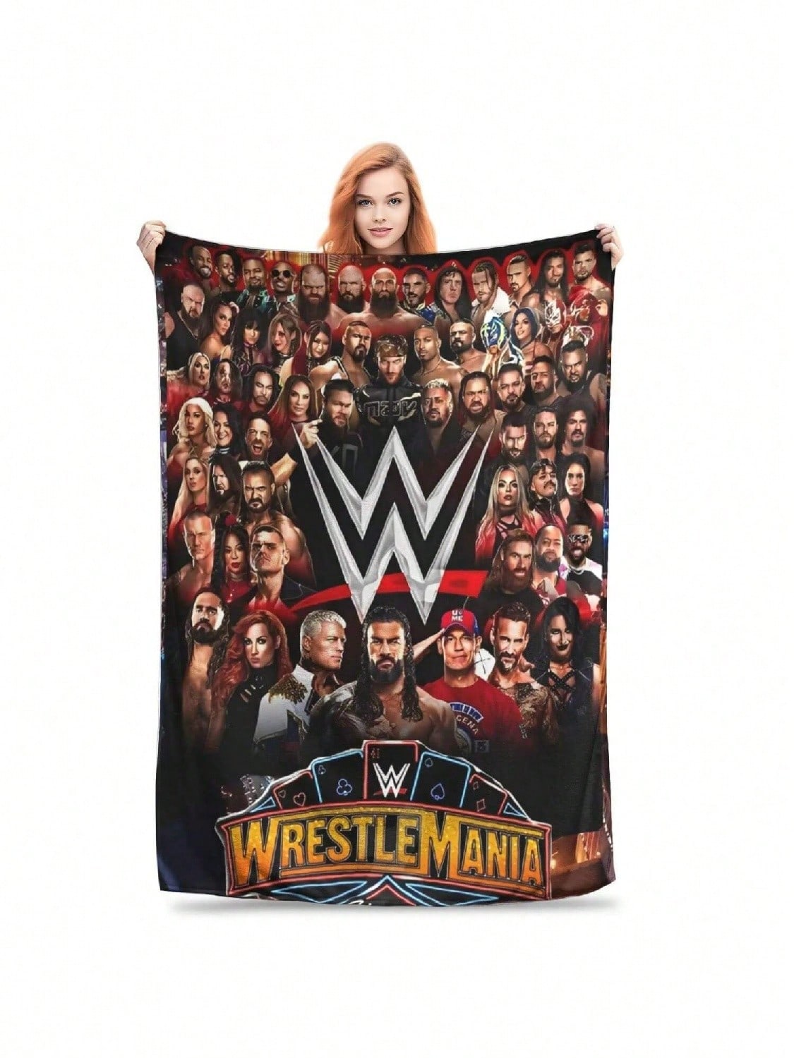 

Wrestlemania Борьба Плюшевые одеяла Фланелевое покрывало для спальни Мягкое теплое Качественное на заказ Покрывало Подарок 75X95CM серый