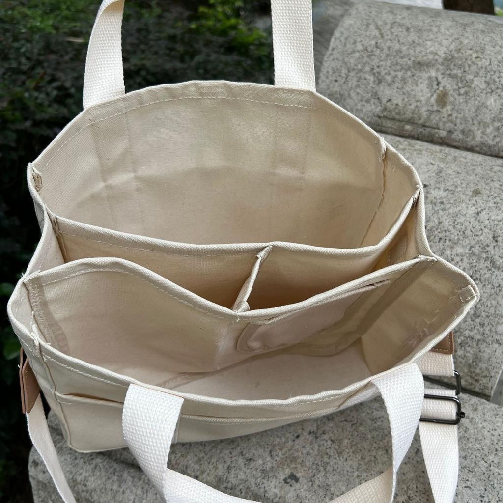 Amazon INS Mommy Bag Fashionable Multifunctional Mother and Baby Single Shoulder Crossbody Bag Handheld Canvas Large Capacity Tote Bag