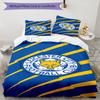 City Football Club Printed Pattern Duvet Cover Set – includes 1 duvet cover and 2 matching pillowcases Bedroom decor Christmas gifts