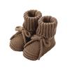 New Baby Bow Tie Knitted Sock Shoes Non-Slip Soft Sole First Walker Socks Cute Crawling Sock for Infants Toddler Footwear