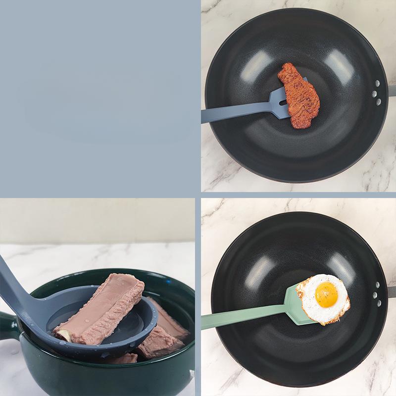 3 ST/SET Silikon Köksredskap Matlagningsredskap Värmebeständiga Kök Non-Stick Matlagningsredskap Kök Spatel Soppslev Verktyg