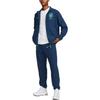 Nike Logo Print Solid Soccer Track Jacket Men Outerwear Blue DX2045-490