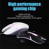 Game Office Universal Light Wired Keyboard And Mouse Set Mechanical Feel Floating High Key Cap Rebound Comfort Game Mouse Set