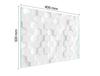 TABLA DE CORTAR DE CRISTAL 40x30 BLANCA