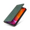 Suitable for iPhone14 Mobile Phone Leather Case 12Pro Matte Suction Card Flip Strong Magnetic Solid Color Mobile Phone Leather Case
