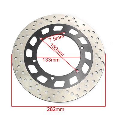 282mm Motorcycle Street Bike Front Brake Disc Rotor 5mm For Yamaha XV125 XV250 XV750 XV1100 Virago FJ1100 FJ1200 TDR125 SRV250