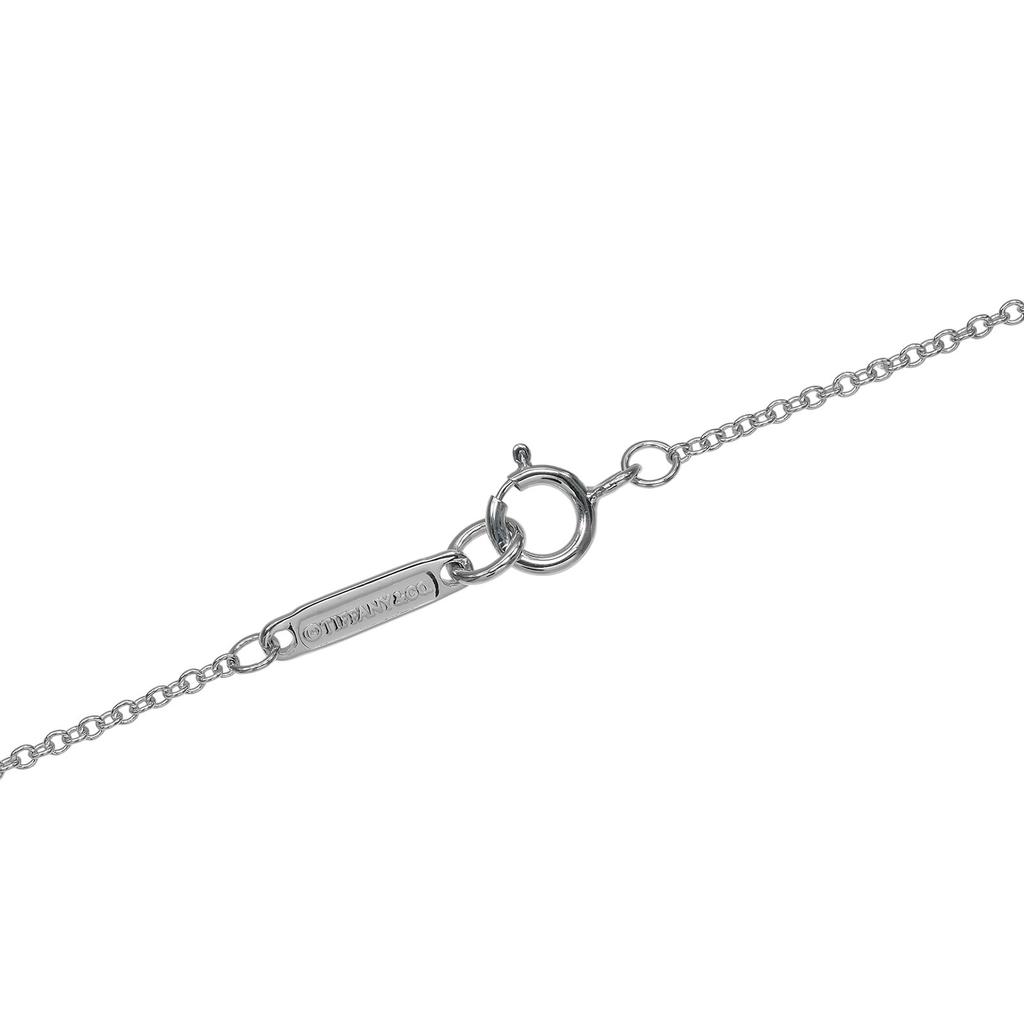 TIFFANY&Co. Open Atlas Necklace K18 White Gold/diamond 6.23g Women Used