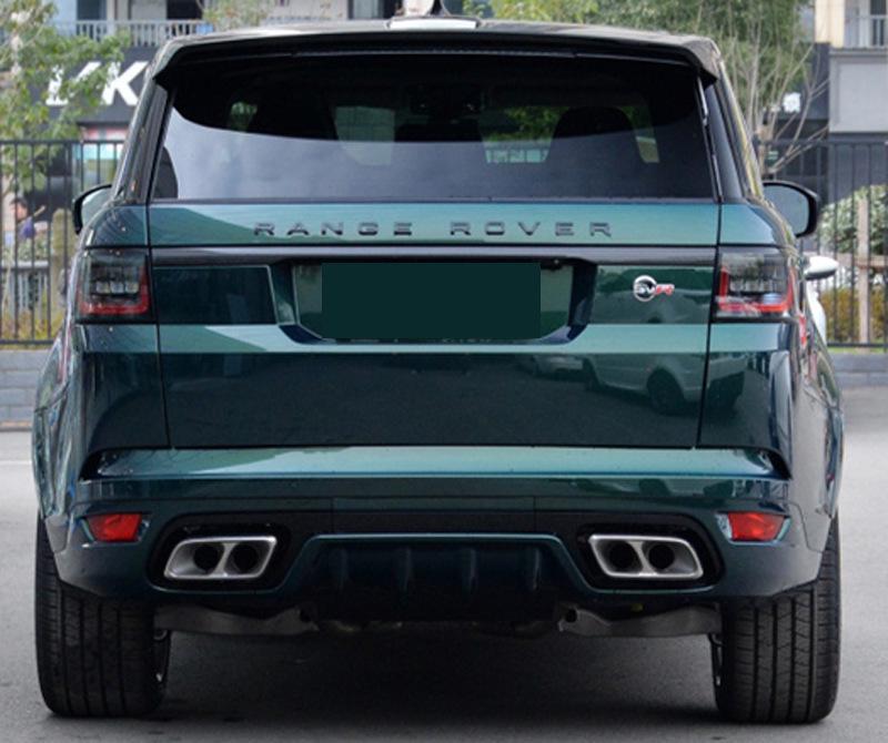 Exhaust Pipe Modification: Quad Tailpipes for 14-21 Range Rover Sport SVR Body Kit
