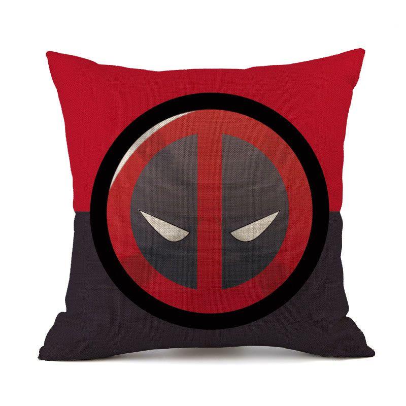 Elegante Superhelden Spiderman Ironman Superman Kissenbezug Mit Unsichtbarem Reißverschluss
