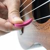 5pcs 3cm Color Felt Picks Durable Heart Shaped Picks for Guitar Ukulele Bass Musical String Instrument Performance Accessories