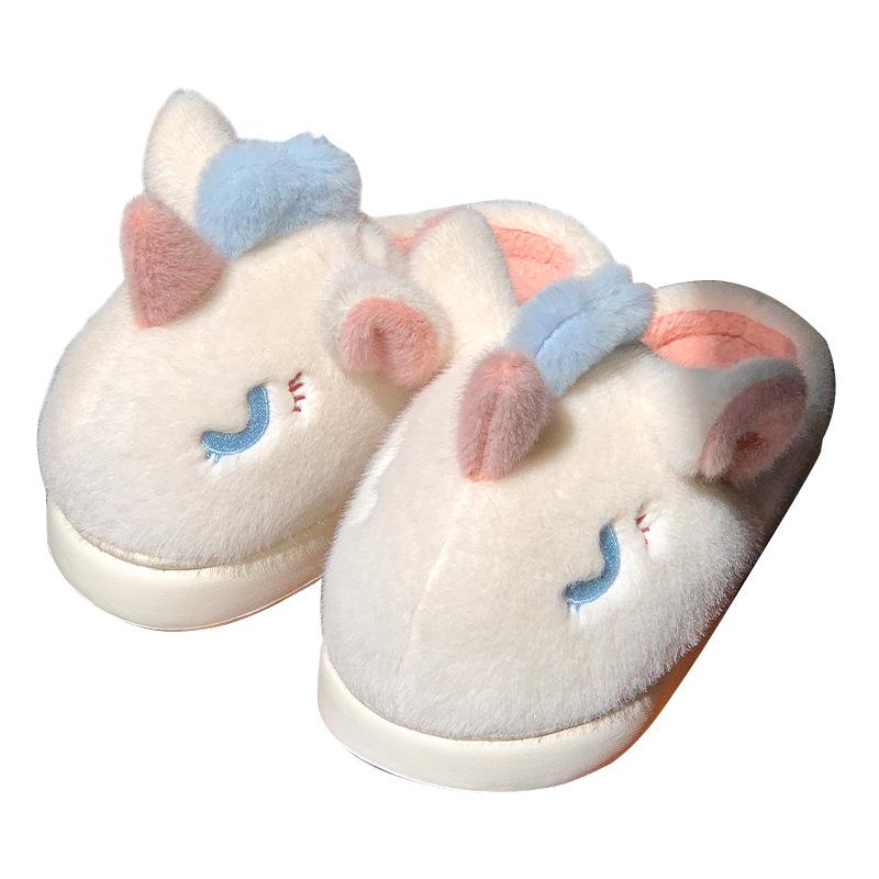 Funny clown couple cotton slippers new winter Internet celebrities cotton shoes indoor and outdoor wear thick soles increase
