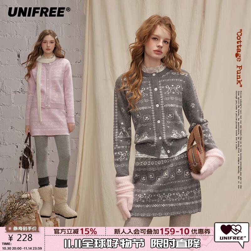 Женский свитер UNIFREE с узором Fair Isle L