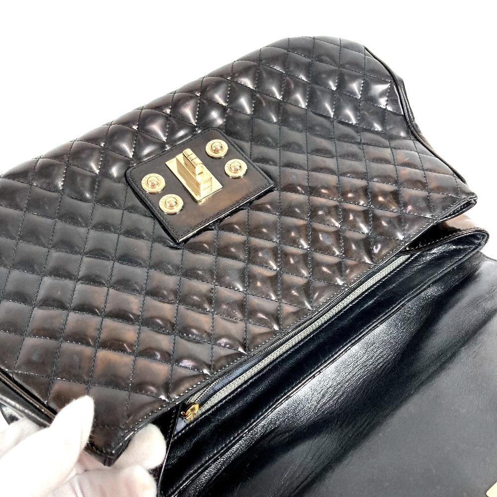 Chanel Matelasse Quilted 2.55 CC Mark Logo 2-Way Handbag Tote Bag Shoulder Bag