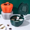 Creative Apple Shaped Multi Grid Design Seasoning Box Comes With 4 Spoons Perfect For Salt Sugar And Various Seasoning