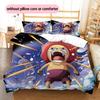 Set cu cuvertură și fețe de pernă cu model de desene animate Decorare casă Cadou de ziua de naștere (1 * husă de pilotă + 2 * fețe de pernă, fără miez)