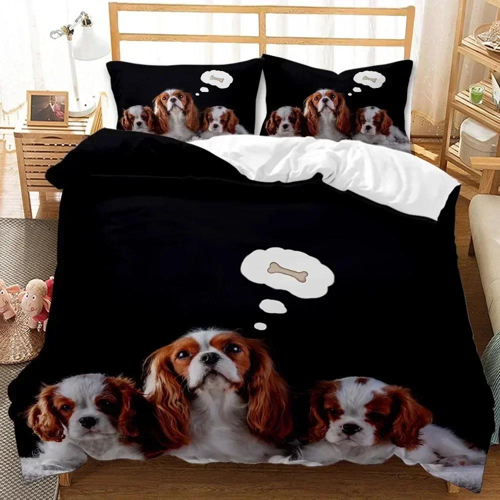 Top Dog Duvet Cover Set French Bulldogs Bedding Set for Kids Teen Twin Size Puppy Pet Doggy Animal Polyester Quilt Cover