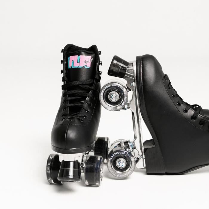 Patins à Roulettes 4 Roues Femme-fille Noir Résistant Noir Taille 38