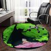 Fairy Tale Princess,Forest Monster Shadow Chair mat Round Rug Office carpet, Non slip, Suitable for Living Rooms, Bedrooms,Decor1205927a