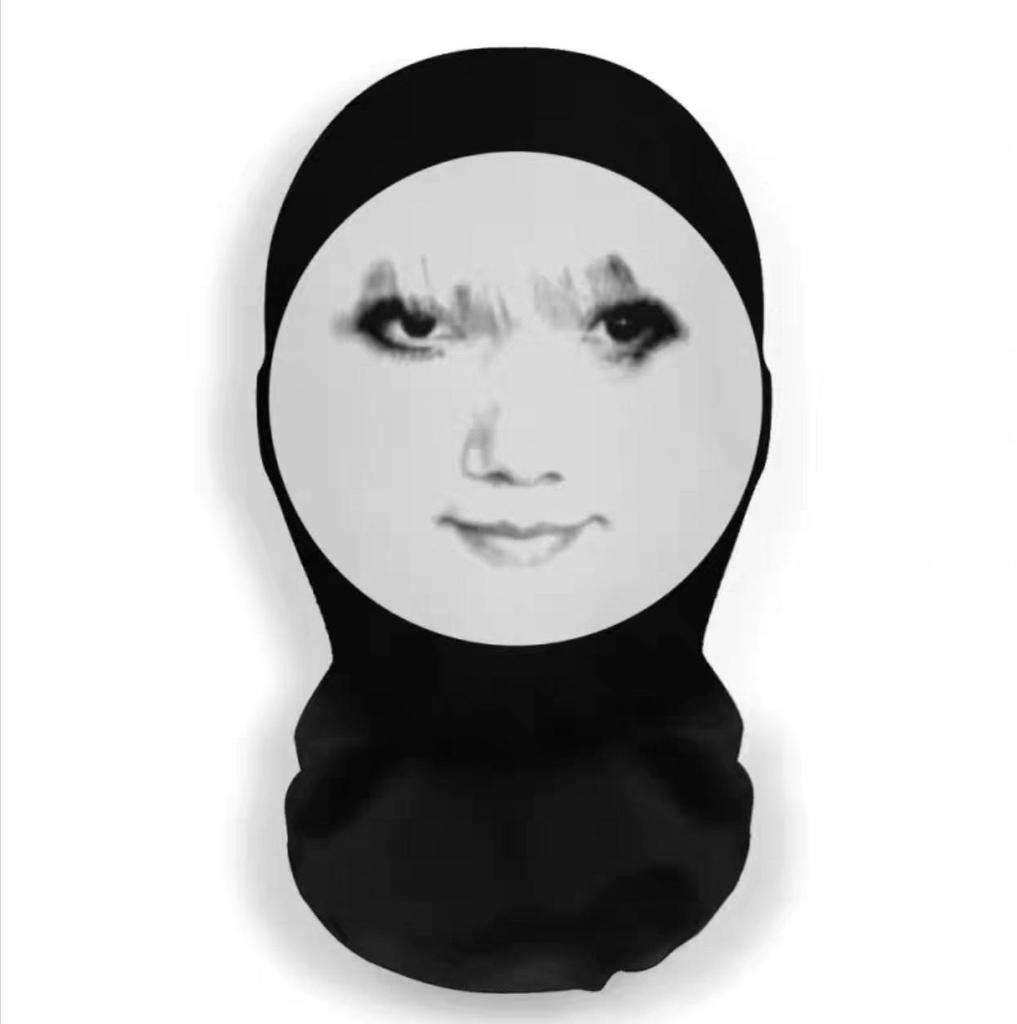 Funny Big Head Clown Mask: Internet Celebrity Prank Dragon Design