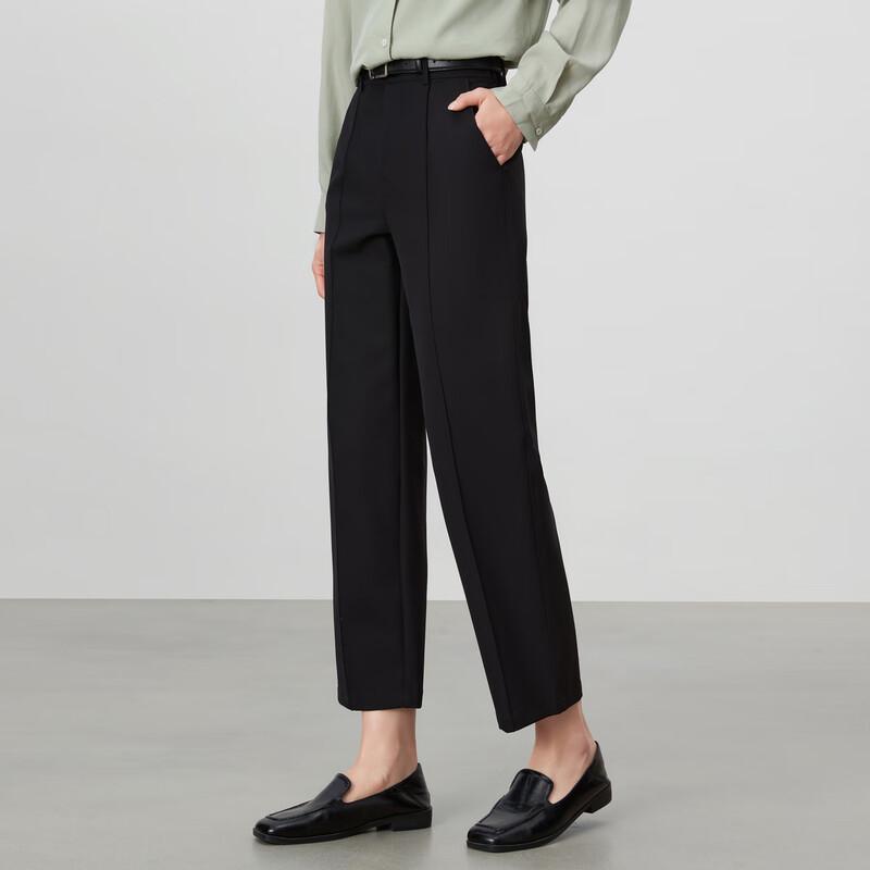 Elva' Island Women's Versatile Straight Cropped Pants