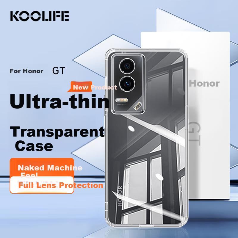 Honor GT Phone Case, Honor GT Phone Cover, Full Lens Protection, Simple Skin-Friendly Transparent Soft Case, Fingerprint-Resistant Outer Back Cover