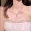 Design A Simple and Elegant Necklace with A Moonstone Pendant, Suitable for All Occasions and Perfect for Collarbone