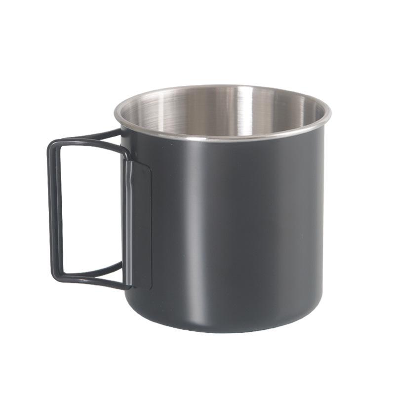 Portable Multi-color 304 Stainless Steel Folding Cup - Coffee, Beer, BBQ & Water