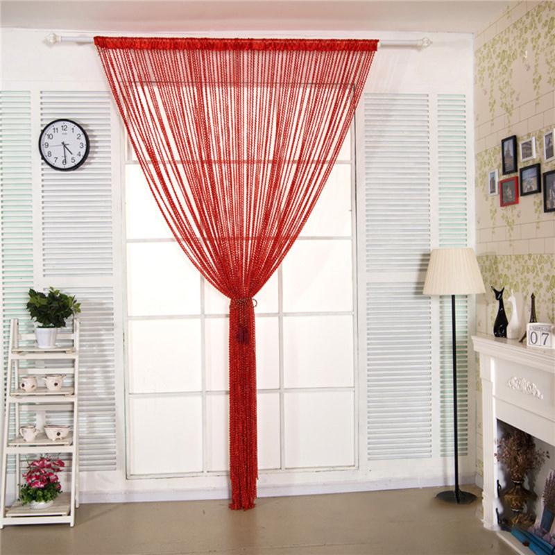 Spiral String Curtain Hanging Decorative Door Curtain Divider For Wedding Party Restaurant Home
