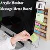 Name Card Phone Holder Name Card Holder Sticky Note Display Acrylic Monitor Message Memo Board