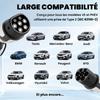 Type 2 Electric Car Charging Cable, 22 kW, Three-Phase, Mode 3