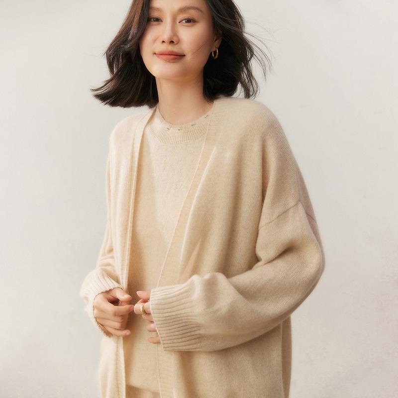 Qinghe 100% Pure Cashmere Women's Sweater - Ultra Soft Luxury Winter Pullover