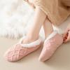 Non-slip Floor Socks Solid Sleep Sock New Carpet Home Socks  Autumn Winter