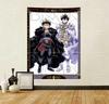 Black Clover AAsta Anime Tapestry  Wall Hanging  Background Cloth for Home Bedroom Bar  Party Decor
