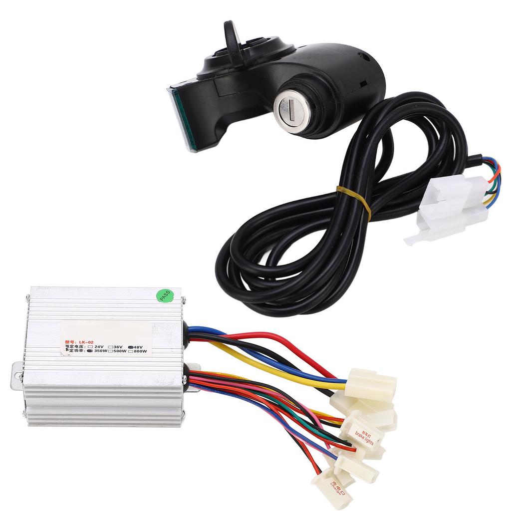 Electric Bike Controller Kit 48V 350W High Safety Power Display Stable Bike Motor Controller Kit