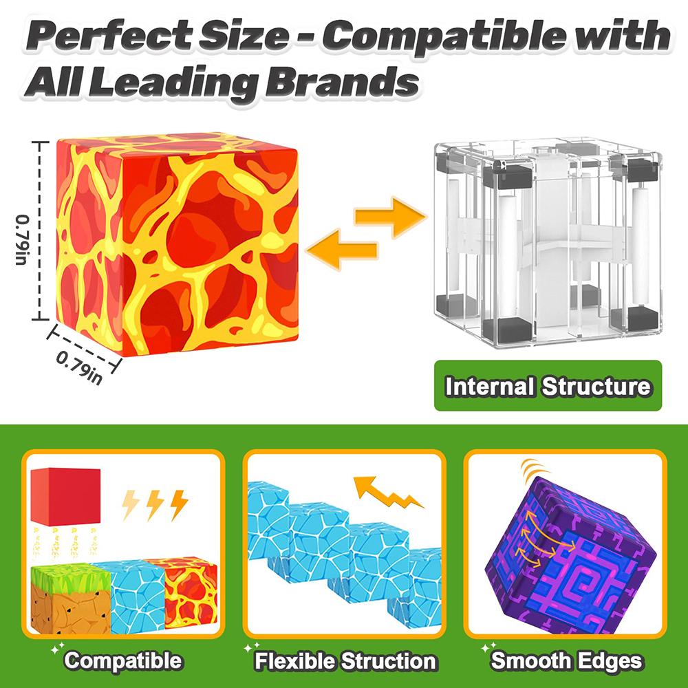 Creative Street View Magnetic Building Block Bricks Architectural Kit Diy Model Kids Tech Toy For Kid Gift