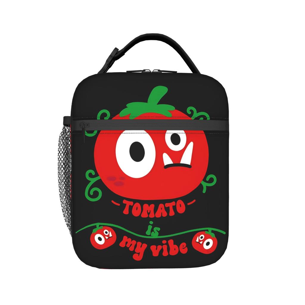 Tomato Insulated Lunch Bag Portable Tomato Style Lunch Container Thermal Bag Lunch Box Tote College Travel Bento Pouch