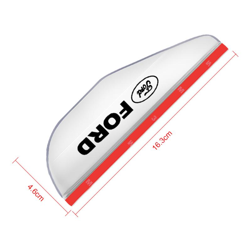 2 Stück Auto Rückspiegel Seitenansicht Regenabweiser Augenbrauenschutz Sonnenblende Für Ford Focus Mk3 Fiesta Ranger Fusion Mondeo Mustang Fusion Kuga Ecosport