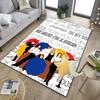 Friends Show Quotes Office Rug Chair Mat, Game Carpet, Suitable for Front Door, Bedroom, Living Room, Desk, Holiday Gift