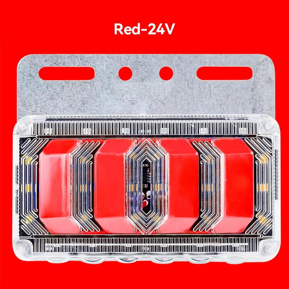 24V Super Bright Truck LED Waterproof Side Marker Indicator Lamp Clearance Light Flowing Lamp Design Quickly Installation Lights