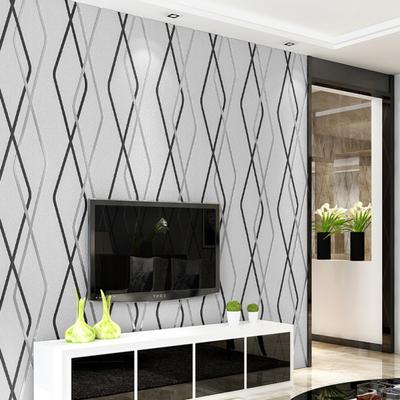 1 Rolle 3D-Streifenmuster-Tapete, selbstklebende Wandaufkleber für Schlafzimmer, Wohnzimmer, Fernseher