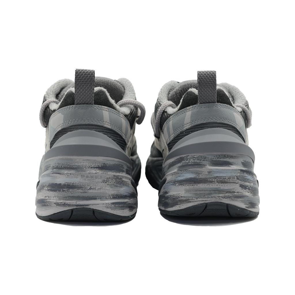 Nike M2K Cushioning Slip Resistant Abrasion Resistant Low Top Chunky Sneakers Unisex Gray Black BV0074-001(Team292-2.0)