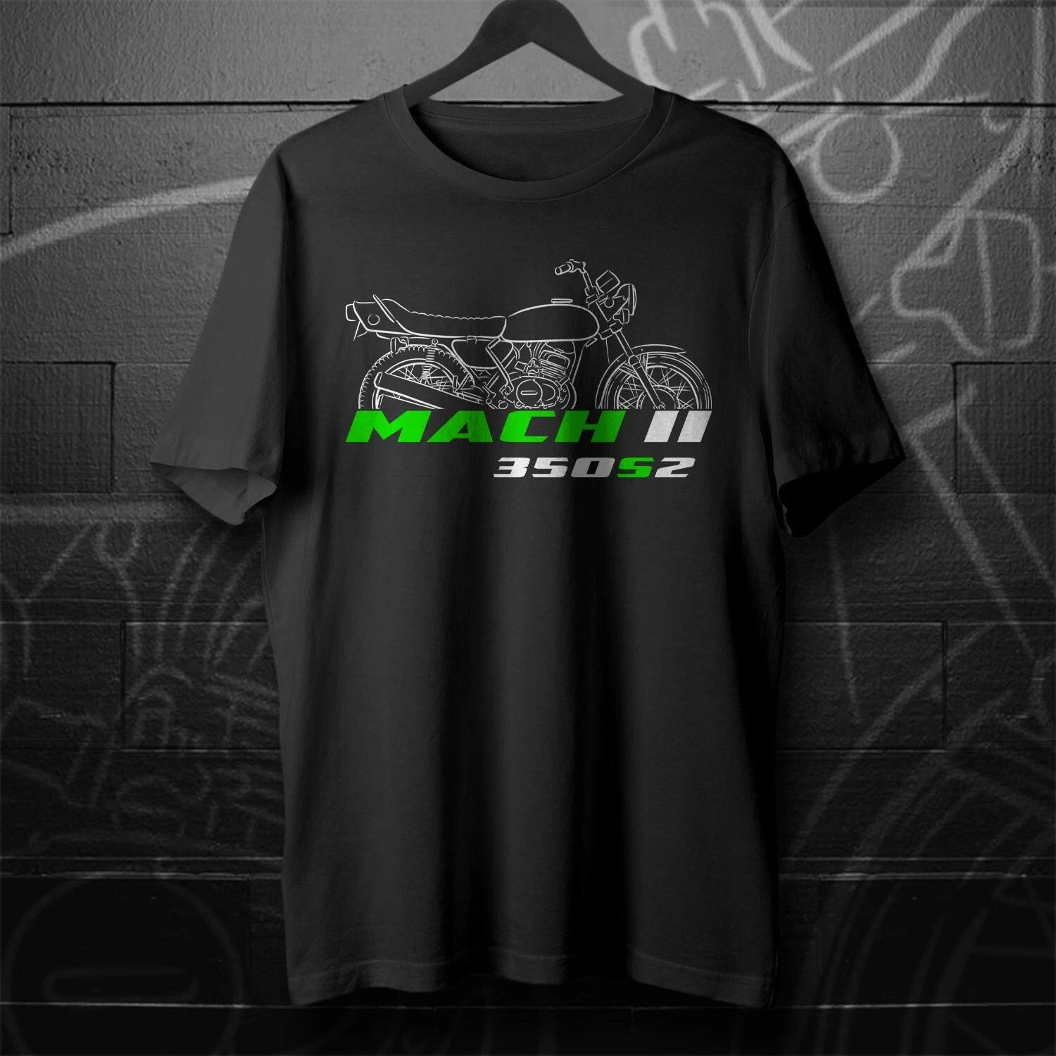 For Kawasaki 350 Mach II S2 1972-1974 fans - Motorcycle T-Shirt M