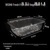 Disposable Transparent Rectangular Food Tray