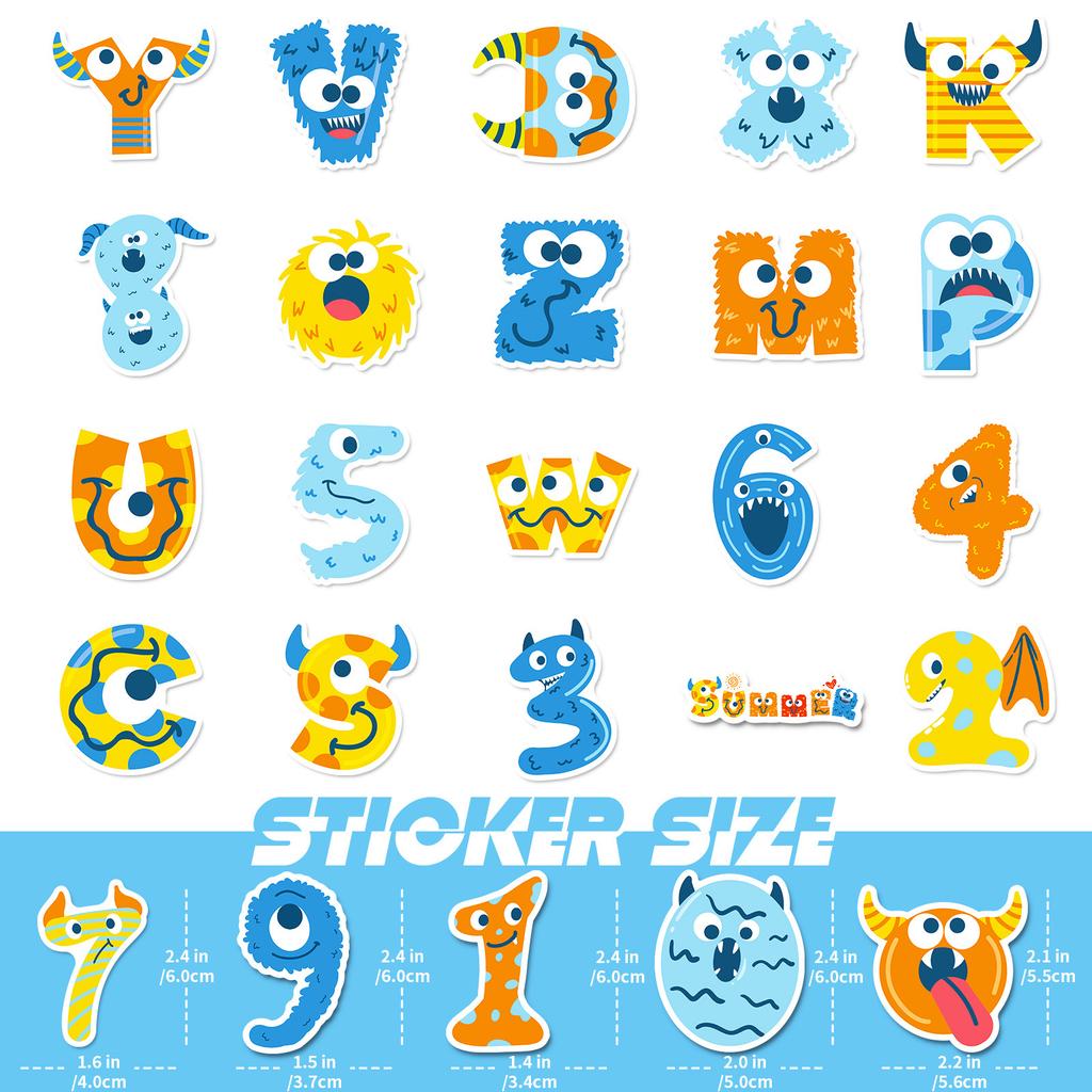 50Pcs New Stickers Cute Stickers Notebook Mobile Phone Stickers
