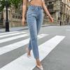 Pantaloni Casual Colorati alla Moda da Donna, Jeans Colorati Versatili Slim Fit